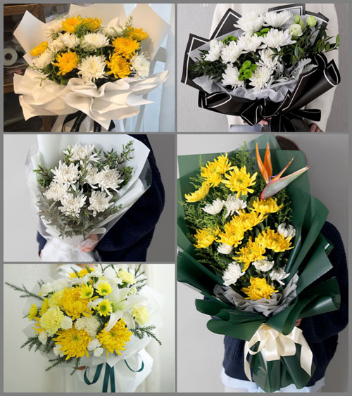 四川成都彭州市隆丰镇岚锦村白事花束代送